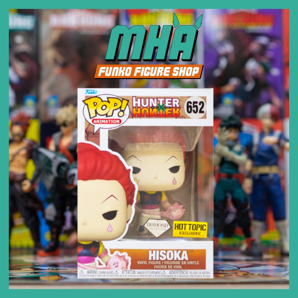 Funko Pop Animation ของแท้: Hunter x Hunter - Hisoka ver Diamond Model - Hot Topic exclusive 652