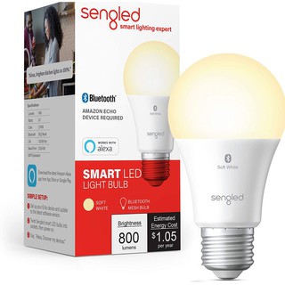 Sengled E26 หลอดไฟอัจฉริยะ LED หรี่แสงได้ 60W 110v สำหรับ alexa เท่านั้น