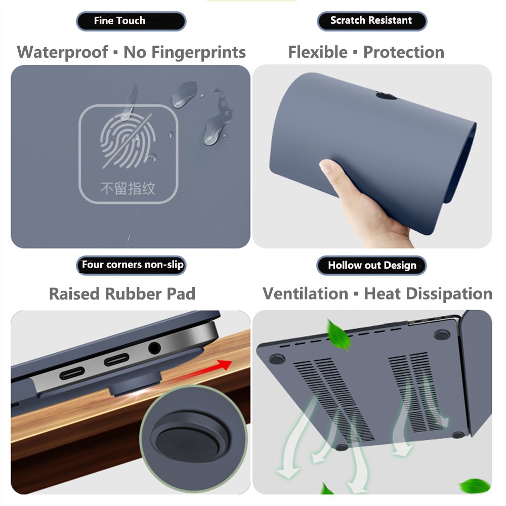 4 in 1MacBook Case with free Keyboard Cover Macbook Air M1 2020 Case 11