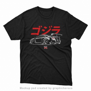 เสื้อยืด ลายรถจักรยานยนต์ Nissan GTR