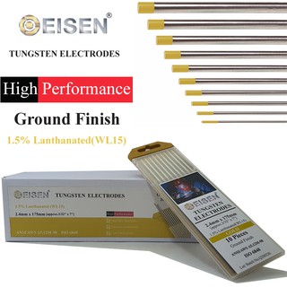 ลวดเชื่อมทังสเตนสีทอง WL15 (Thoriated) 10 แท่ง/กล่อง