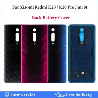 สําหรับ Xiaomi Mi 9T / 9T Pro / Redmi K20 / K20 Pro แบตเตอรี่ ฝาหลัง กระจก ประตู ที่อยู่อาศัย เปลี่ยนโทรศัพท์ เคสแข็ง