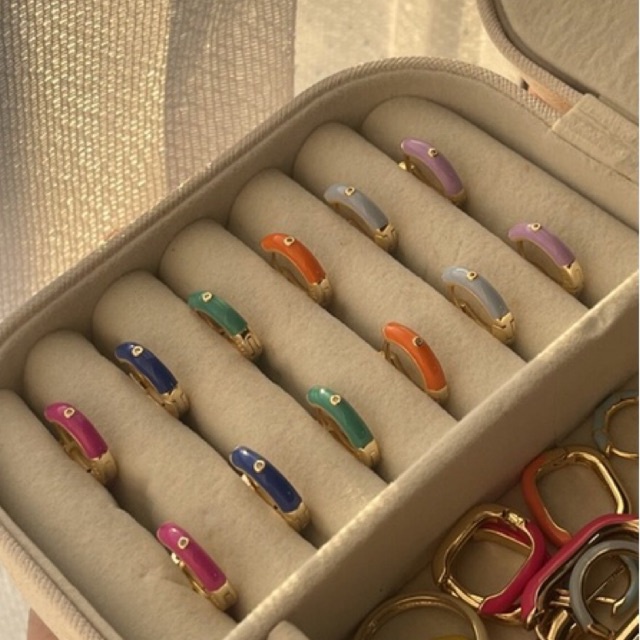 Power ranger earrings hoop earrings