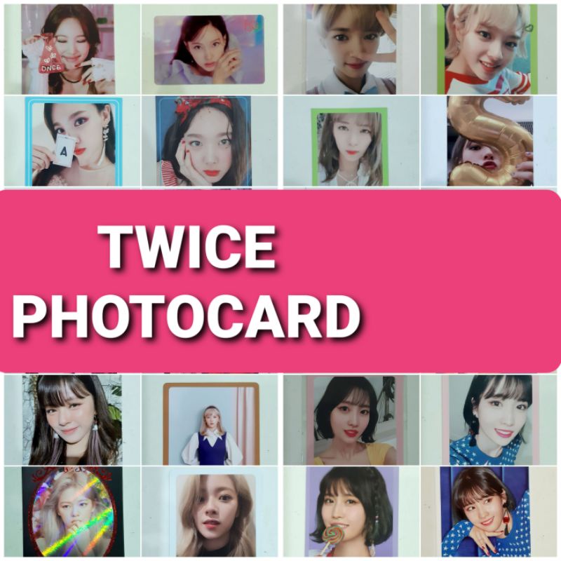 สองครั้ง NAYEON JEONGYEON MOMO PHOTOCARD