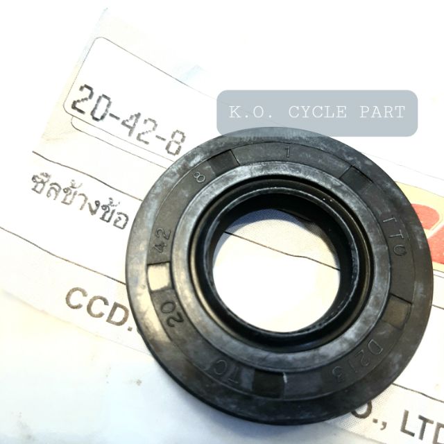 20-42-8 ซีลข้างข้อ ซีลข้อเหวี่ยง JOG Vino 50cc. - Yamaha