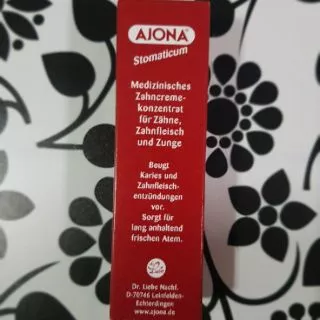 ยาสีฟัน Ajona ลดคราบชา กาแฟ บุหรี่ สินค้าจากเยอรมนี