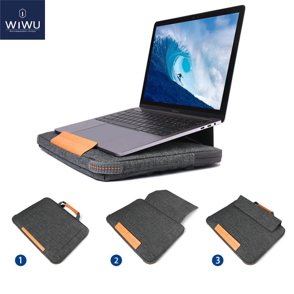 New Wiwu Stand Laptop Bag Case Shopee Thailand