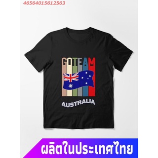 เสื้อยืดโอเวอร์ไซส์ปักกิ่ง 2022 ผู้ใหญ่ Beijing 2022 Australia Team/Winter Olympics Games/Go Win Gold Australia Essentia