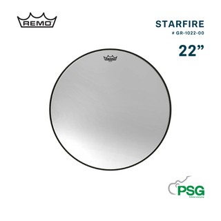 REMO USA. AMBASSADOR® STARFIRE BASS DRUMHEAD - CHROME, 22" #CR-1022-00