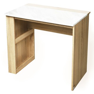 Computer desk COMPUTER DESK INHOME CD8045 S-MB 80CM SOLID OAK/WHITE MARBLE Office furniture Home &amp; Furniture โต๊ะคอมพิวเ