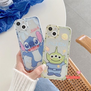 เคสโทรศัพท์มือถือนิ่ม ป้องกันกล้อง ลายการ์ตูนเอเลี่ยน Stitch สําหรับ OPPO Reno 7Z 7 6 5 Pro Plus 5Z 4F A96 A94 A93 A74 A54 5G A93 A54 A95 4G A53 A33 A32 A9 A5 2020 A15 A15S