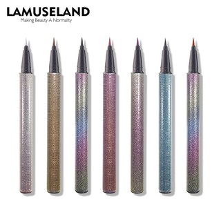 LAMUSELAND 7-color single pack, waterproof, sweat-proof, easy to color, no smudging, simple and easy to use color eyeliner Lk35E