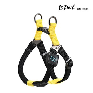 ISPET - Easy Walk Harness (HR0067) สายรัดอก สุนัขและแมว สีเหลือง ดำ