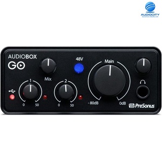 PreSonus AudioBox GO ออดิโออินเตอร์เฟส ultra-affordable, compact 2x2 USB