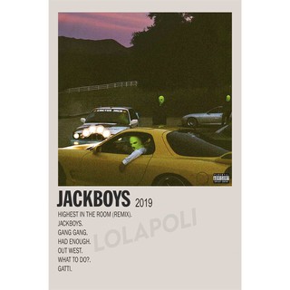 โปสเตอร์ ลายปกอัลบั้ม Jackboys ศิลปิน Jackboys และ Travis Scott