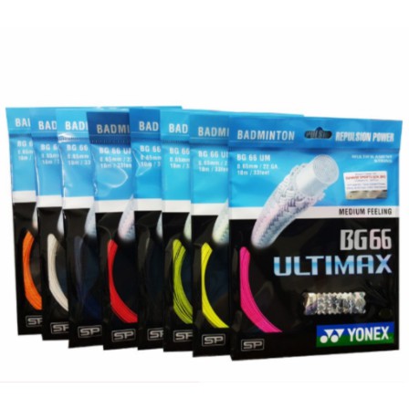 Yonex SUNRISE bg66 & bg66 ultimax Senjata สายแบดมินตัน