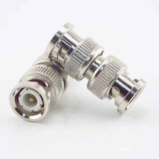 อะแดปเตอร์เชื่อมต่อกล้องวงจรปิด RF Male To BNC Male Coupler BNC 2 ชิ้น สําหรับระบบกล้องวงจรปิด RG59