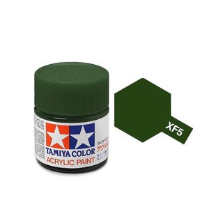 สีทามิย่าสูตรน้ำ Tamiya Acrylic XF5 Flat Green 10ml