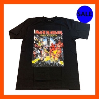 🔥 เสื้อวงดนตรี Ironmaiden x Legacy of the beast เสื้อวินเทจเท่ๆราคาถูก ผ้านิ่ม cotton100 🔥