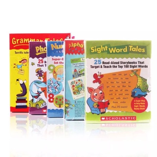 Scholastic Readers AlphaTales/Sight Word/Phonics/Grammar/Number Tales Book Set