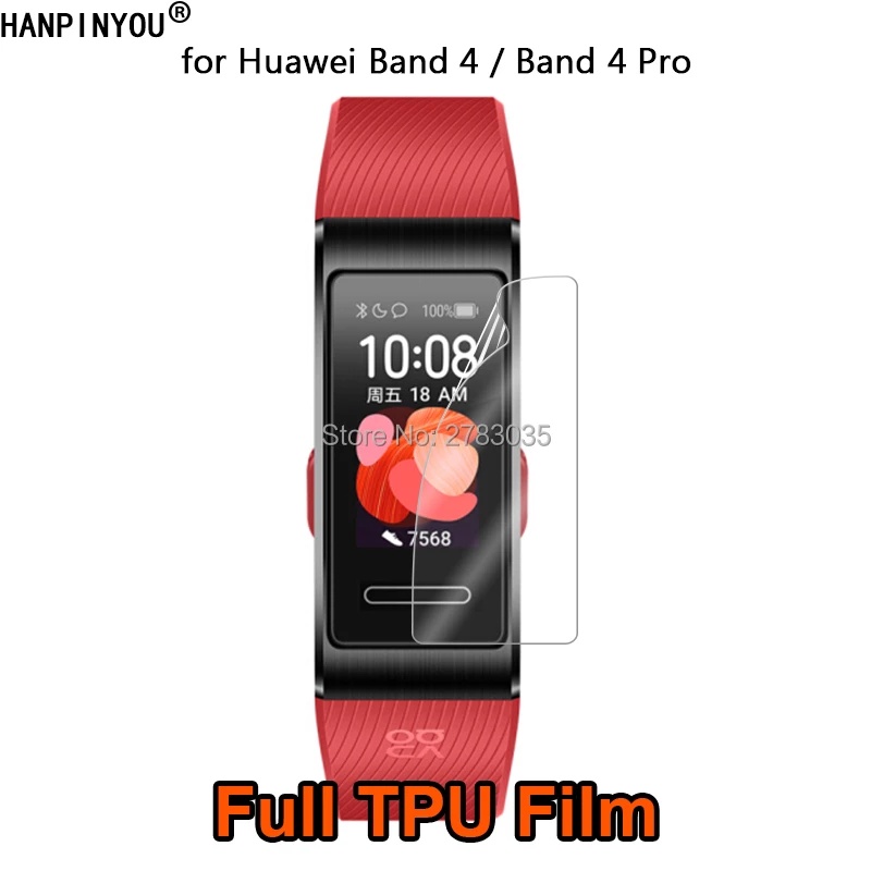 1/3/5/10 ชิ้น สําหรับ Huawei Band 4 Band4 Pro Sport Smart Watch บางพิเศษ ใส เต็มรูปแบบ บางเฉียบ TPU นิ่ม ซ่อมได้ ฟิล์มไฮโดรเจล ป้องกันรอยขีดข่วน ป้องกันหน้าจอ - ไม่ใช่กระจกนิรภัย