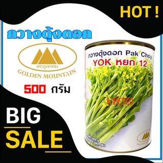 เมล็ดพันธุ์กวางตุ้งดอก หยก ตราภูเขาทอง ขนาด 500 กรัม กวางตุ้งดอก เมล็ดกวางตุ้งดอก เมล็ดกวางตุ้ง หยก 12