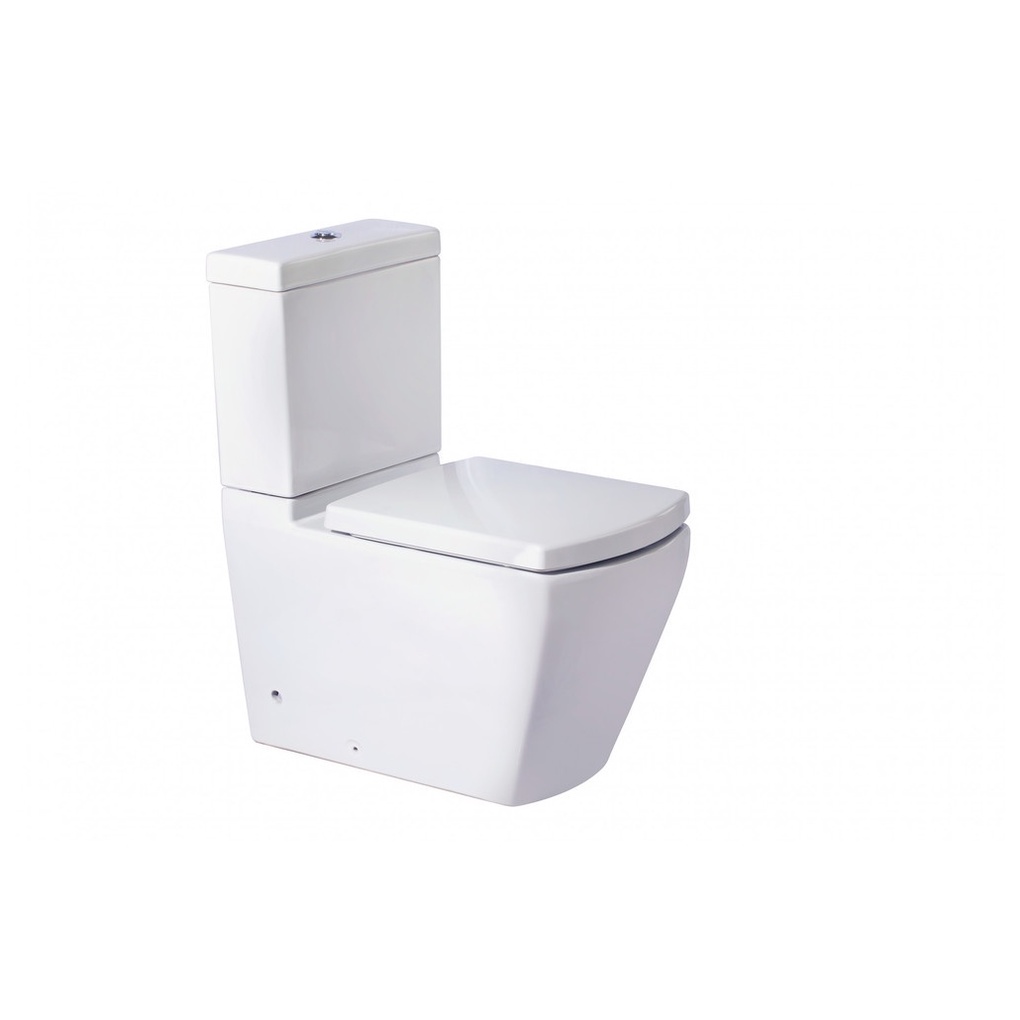 GlobalHouse Cotto สุขภัณฑ์สองชิ้น รุ่น TETRAGON C17087 ขนาด สินค้าของแท้คุณภาพดี