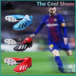 【บางกอกสปอต】 Adidas รองเท้าเทรนนิ่ง Soccer shoes รองเท้าฟุตบอลมืออาชีพ รองเท้าฟุตบอลส้นแบน นุ่มและสบาย รองเท้าฟุต