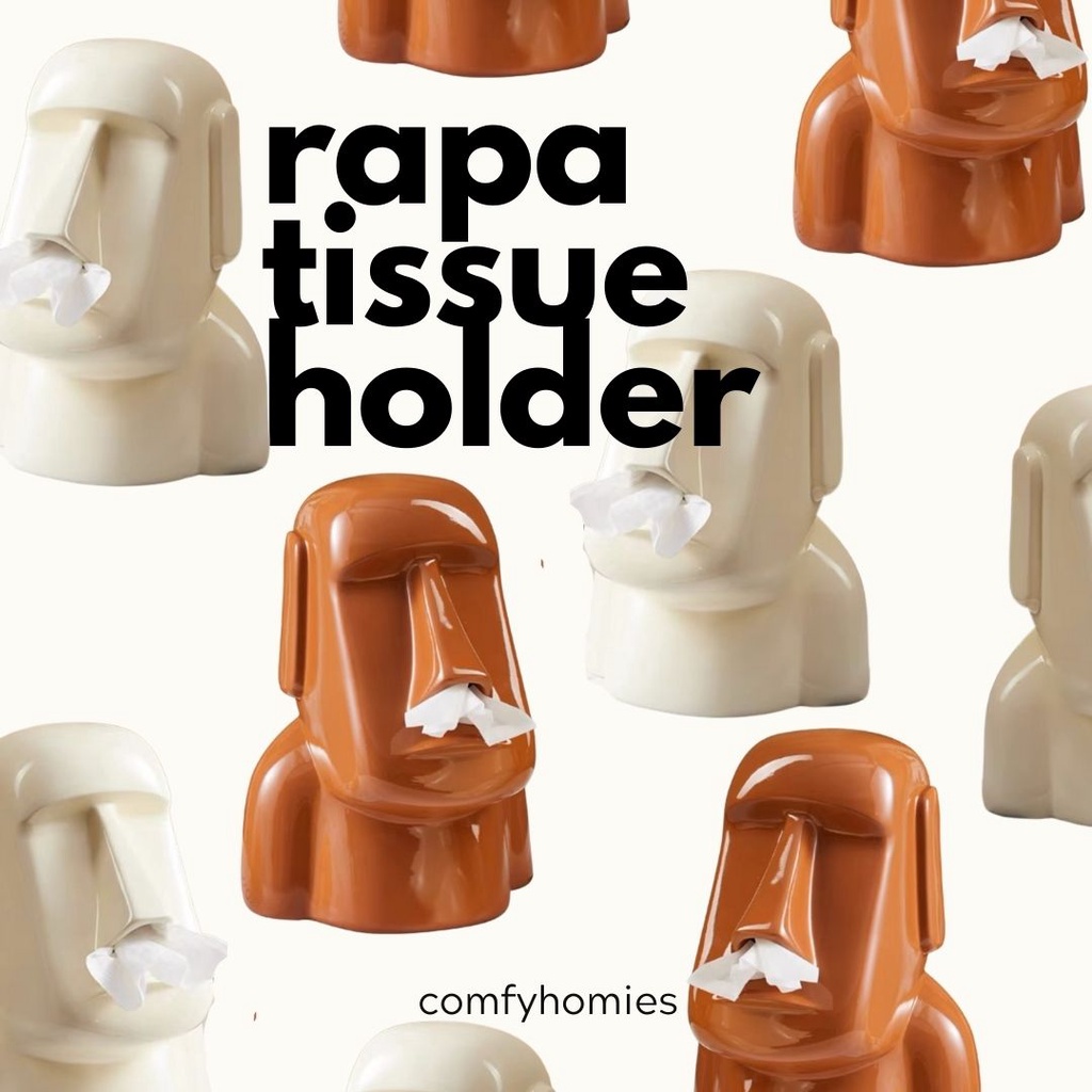 "พร้อมส่ง" กล่องใส่ทิชชู่ RAPA TISSUE HOLDER /comfyhomies/