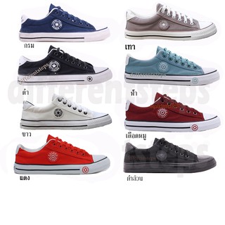 ส่งฟรี Differentsteps รองเท้าผ้าใบผู้ชาย แบบผูกเชือก sneakers for men รหัส Y10 ไซส์ 40-45 ขายดีกว่า 20,000 คู่เท่ใส่สบาย