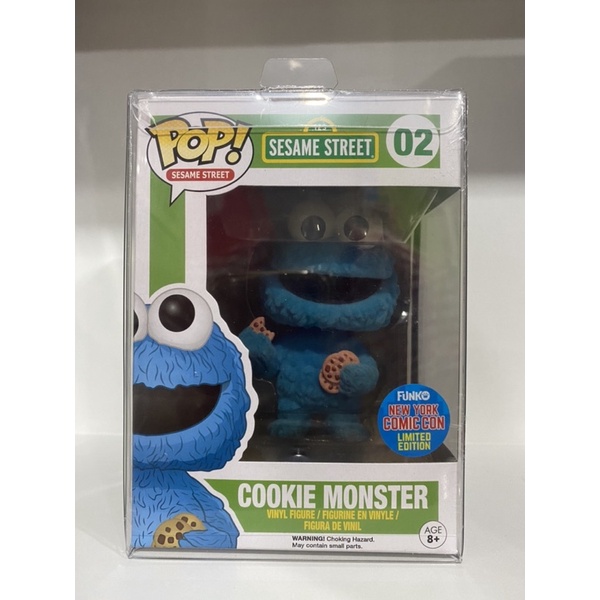 Funko Pop Sesame Street Cookie Monster NYCC Exclusive (Flocked) 02