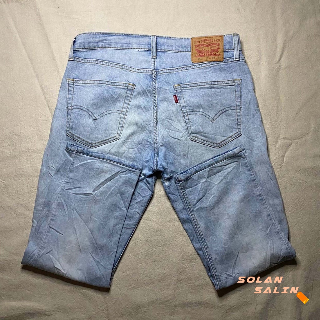 Levis 511 Stretch Regular Fit Original - กางเกงยีนส์ผู้ชาย Original - Preloved