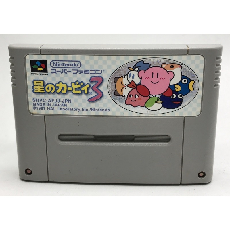 ตลับแท้ [SFC] [0039] Hoshi no Kirby 3 (Japan) (SHVC-AFJJ) Kirby's Dream Land Super Famicom