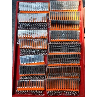 แหนบสแตนเลส (ตะขอเกลียวหมุน) แหนบห้อยพระ แผง 15 ชิ้น!!ลายเยอะมาก!!