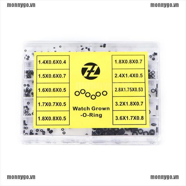 คอมโบปะเก็นลูกบิดกันน้ํา 10 ชิ้นสําหรับนาฬิกาปะเก็นยาง เครื่องมือซ่อมนาฬิกา - รูปที่ 2