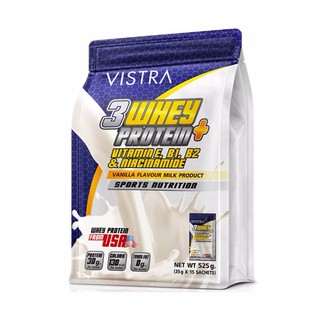 Vistra 3 Whey Protein Plus (Vanilla) [P-5339]