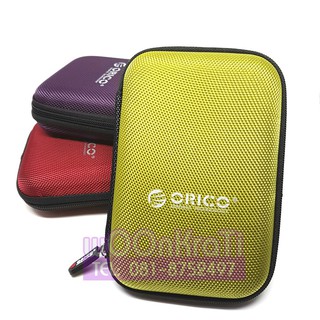 กล่องกันกระแทกสำหรับฮาร์ดดิส Protection Bag External HDD 2.5inch ยี่ห้อ Orico PHD-25 สีดำ / สีเขียว