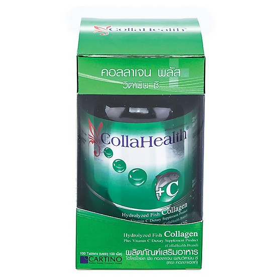 Collahealth Collagen plus _" ชนิดเม็ด"_คอลลาเฮลท์ คอลลาเจน (1 ขวด 100 เม็ด)