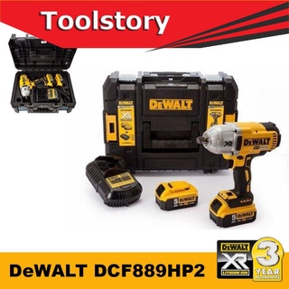 Dewalt DCF899HP2 บล๊อคไร้สาย dewalt dcf899