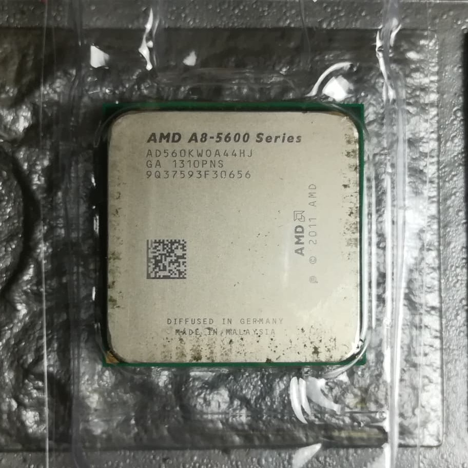 ⚡️ ซีพียู CPU AMD A8-5600K 3.6Ghz Turbo 3.9Ghz [FM2] (4คอ4เทรด) ฟรีซิลิโคน1ซอง