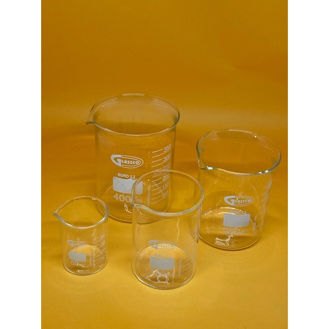 beaker แก้ว บีกเกอร์แก้ว ใส่เครื่องดื่ม ผสมเครื่องดื่ม ตกแต่งบ้าน ยี่ห้อ GLASSCO