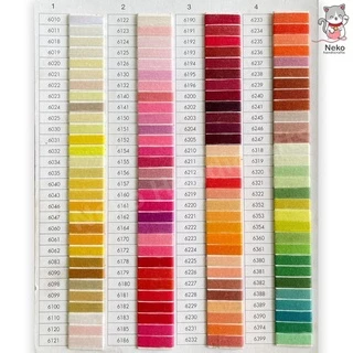 ด้ายเย็บผ้า ด้ายวีนัส VENUS SPUN ฉลากแดง เบอร์ 60 (550 เมตร) สามารถเลือกสีในแคตตาล็อค มีสีให้เลือกเยอะ คุณภาพดี