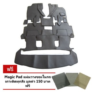 Matpro พรมปูพื้นเข้ารูป 100% ลายกระดุม15 ชิ้น  NISSAN X-TRAIL 2014- 2015 (Grey)