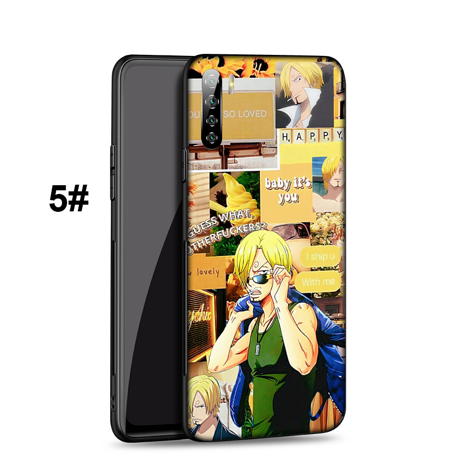 เคสโทรศ พท ม อถ อซ ล โคนส าหร บ Realme Narzo 6 6i 5 5i 5s 3 2 A5 Q Pro Ni115 Sanji One Piece ราคาท ด ท ส ด