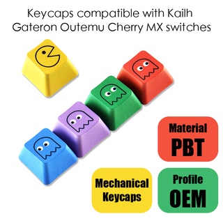 【Keycap】ปุ่มกดคีย์บอร์ด PACMAN OEM PBTวัตถุ ESC Cherry MX ห้าสี