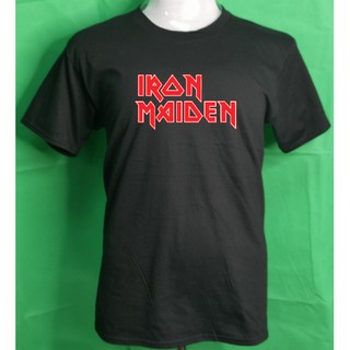 เสื้อยืด พิมพ์ลายวงร็อค Iron Maiden