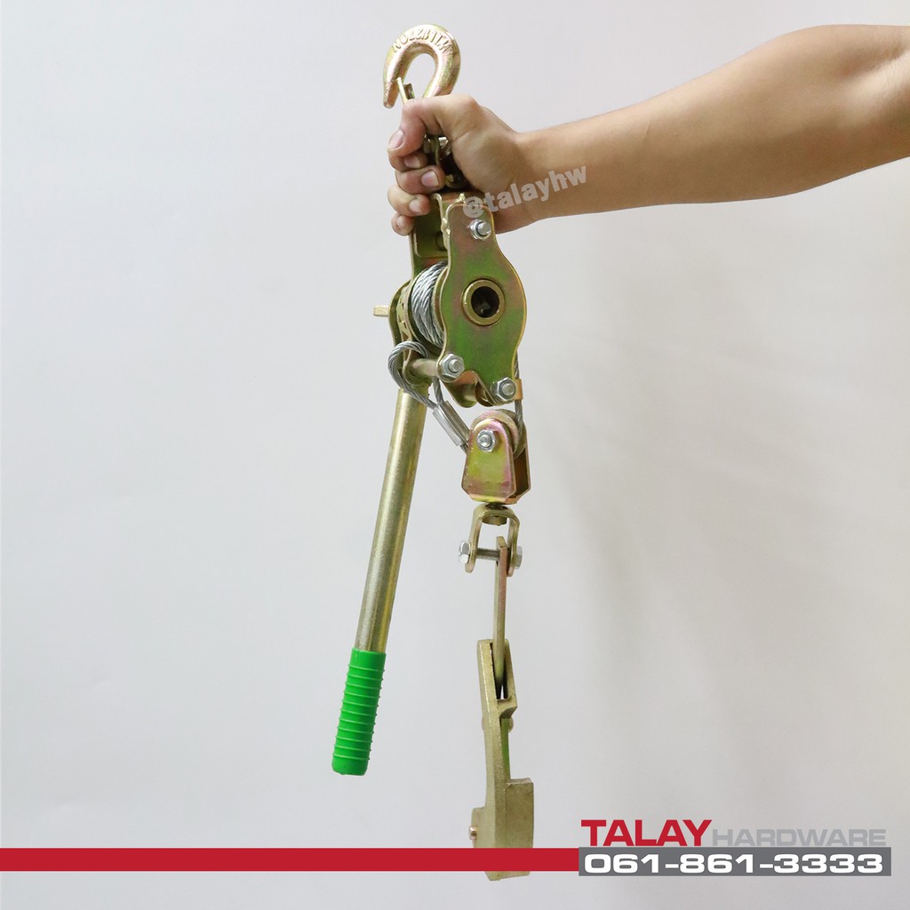 รอกสลิงดึงสายไฟ รอกพร้อมกริ๊ปสายไฟ รอกโยกดึงสายไฟ แบบมือโยก - รูปที่ 4