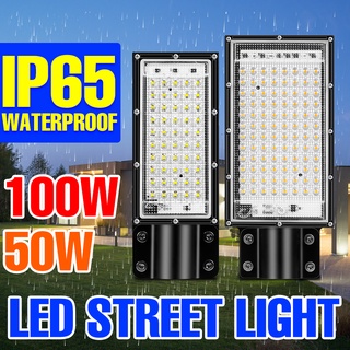 โคมไฟสปอตไลท์ LED 220V 50W 100W IP65 กันน้ํา สําหรับติดตกแต่งผนังบ้าน สวนกลางแจ้ง