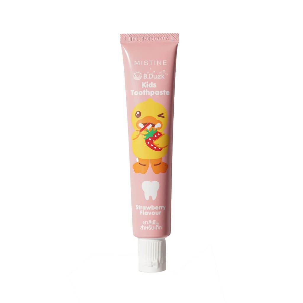 มิสทิน บี.ดัค ยาสีฟันเด็ก # สตรอเบอร์รี่ 40 กรัม MISTINE B.DUCK KIDS TOOTHPASTE