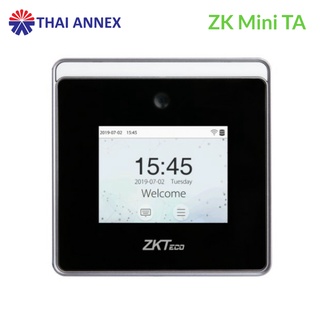 เครื่องสแกนใบหน้า ขนาดเล็ก ZK Mini TA บันทึกเวลางาน เชื่อมต่อด้วยระบบ wifi